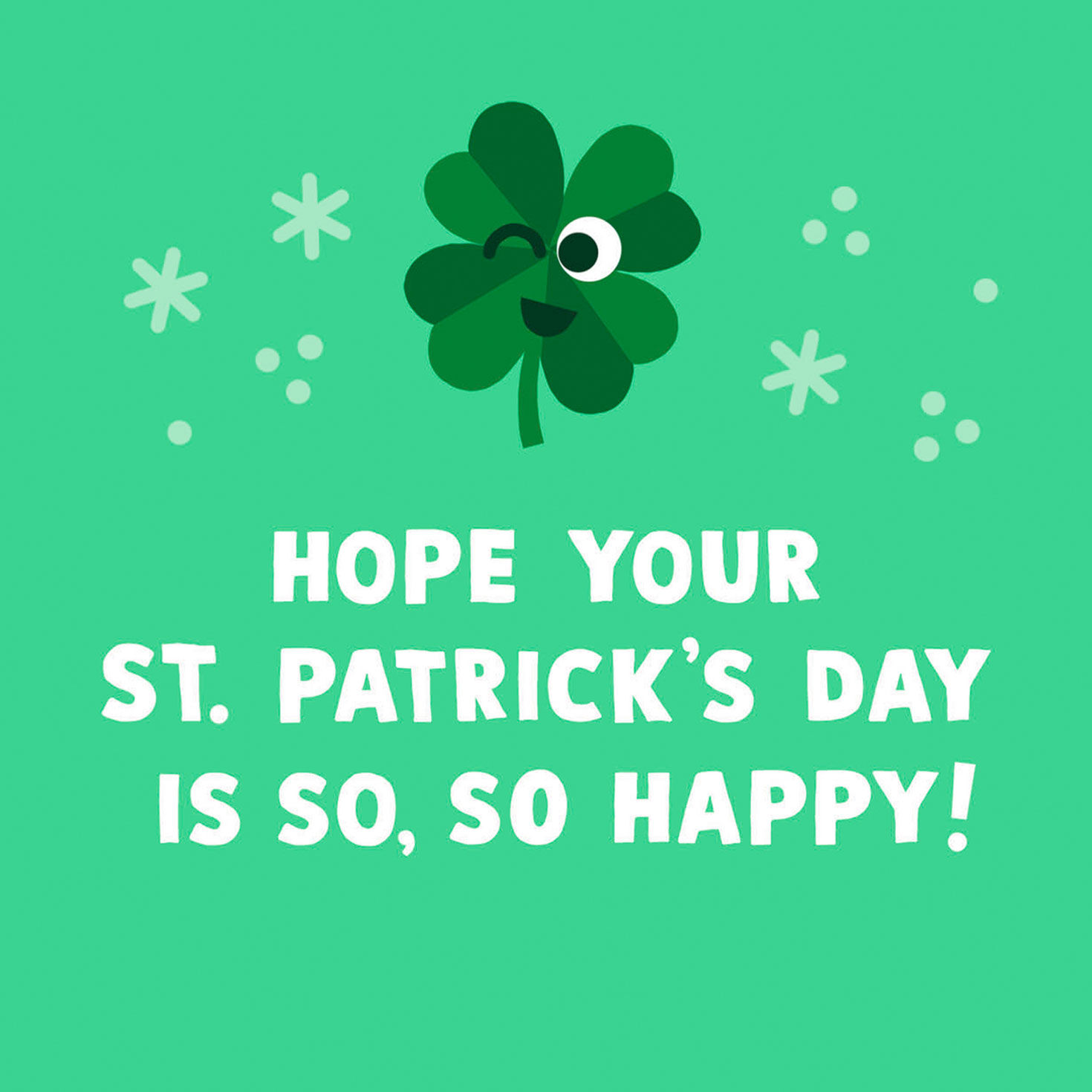 Letter Characters St. Patrick's Day Card for Grandson Sentiment image number 2