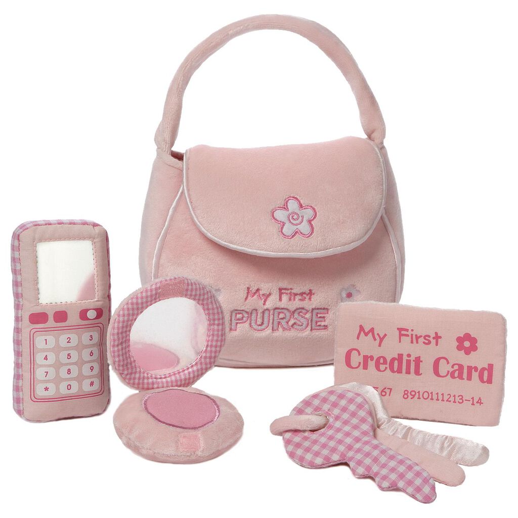 GUND My First Purse Stuffed Toy Set, 5 Pieces Baby & Toddler Toys Hallmark