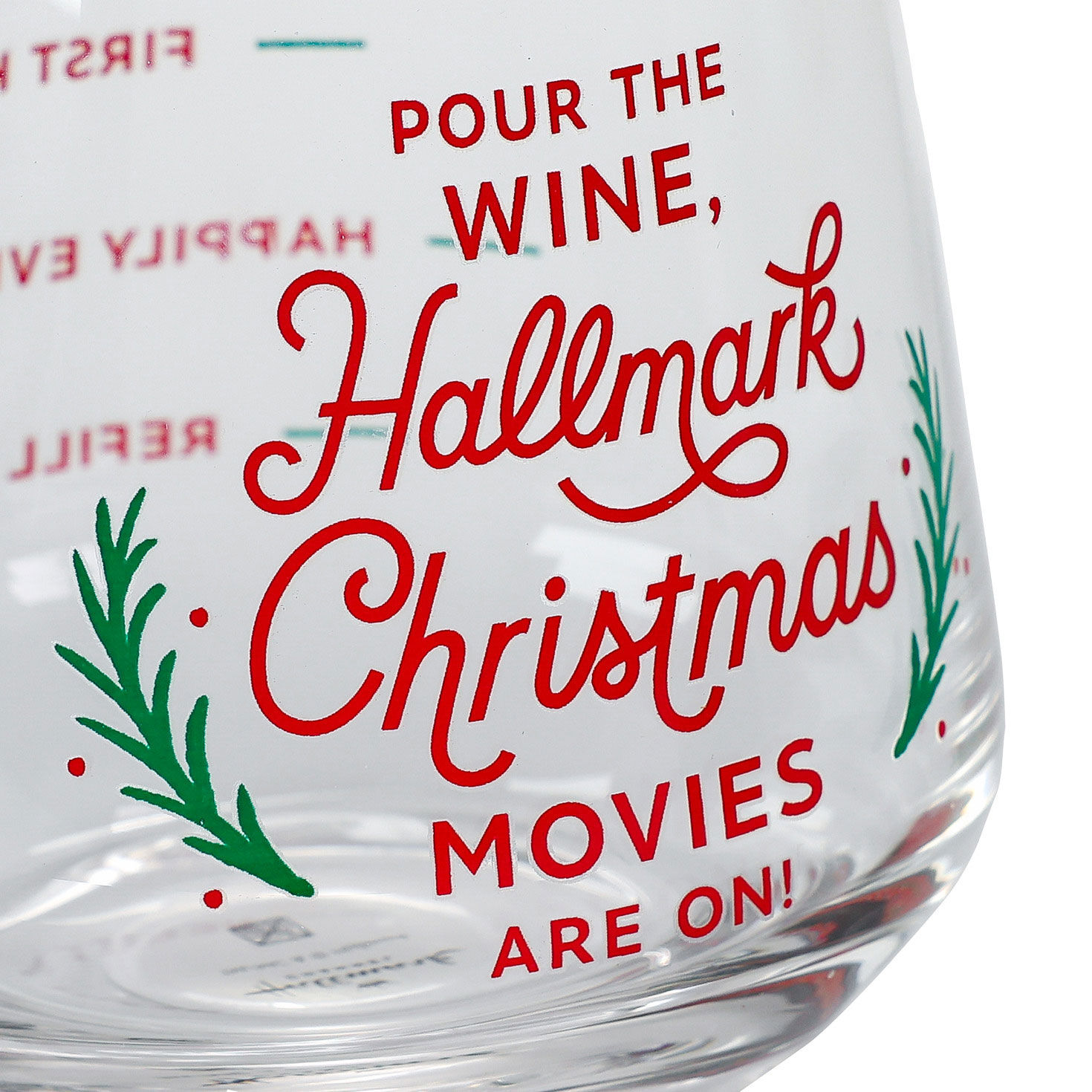 Hallmark Channel Movie Pours Stemless Wine Glass, 16.5 oz. for only USD 19.99 | Hallmark