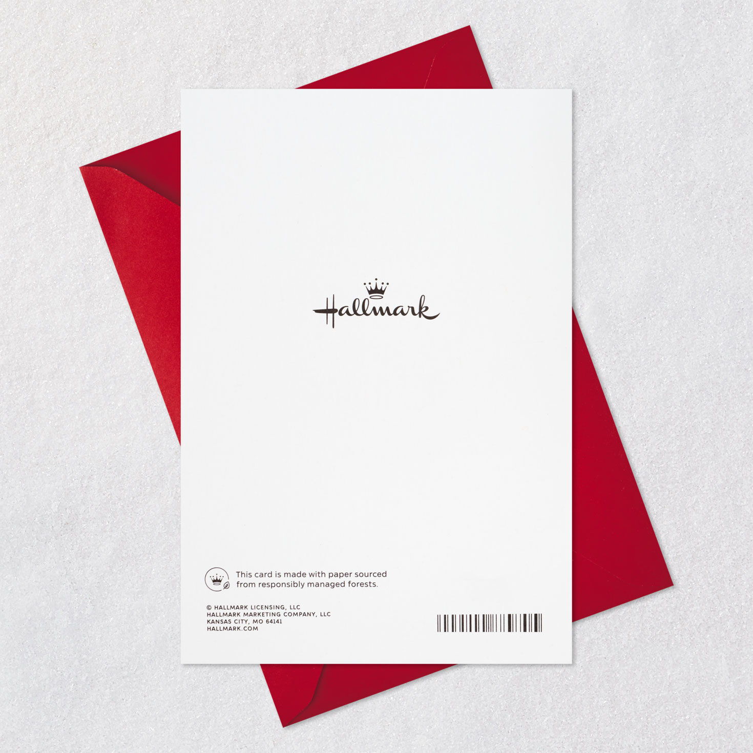 Moon and Stars Romantic Sweetest Day Card Card Back with Envelope image number 7