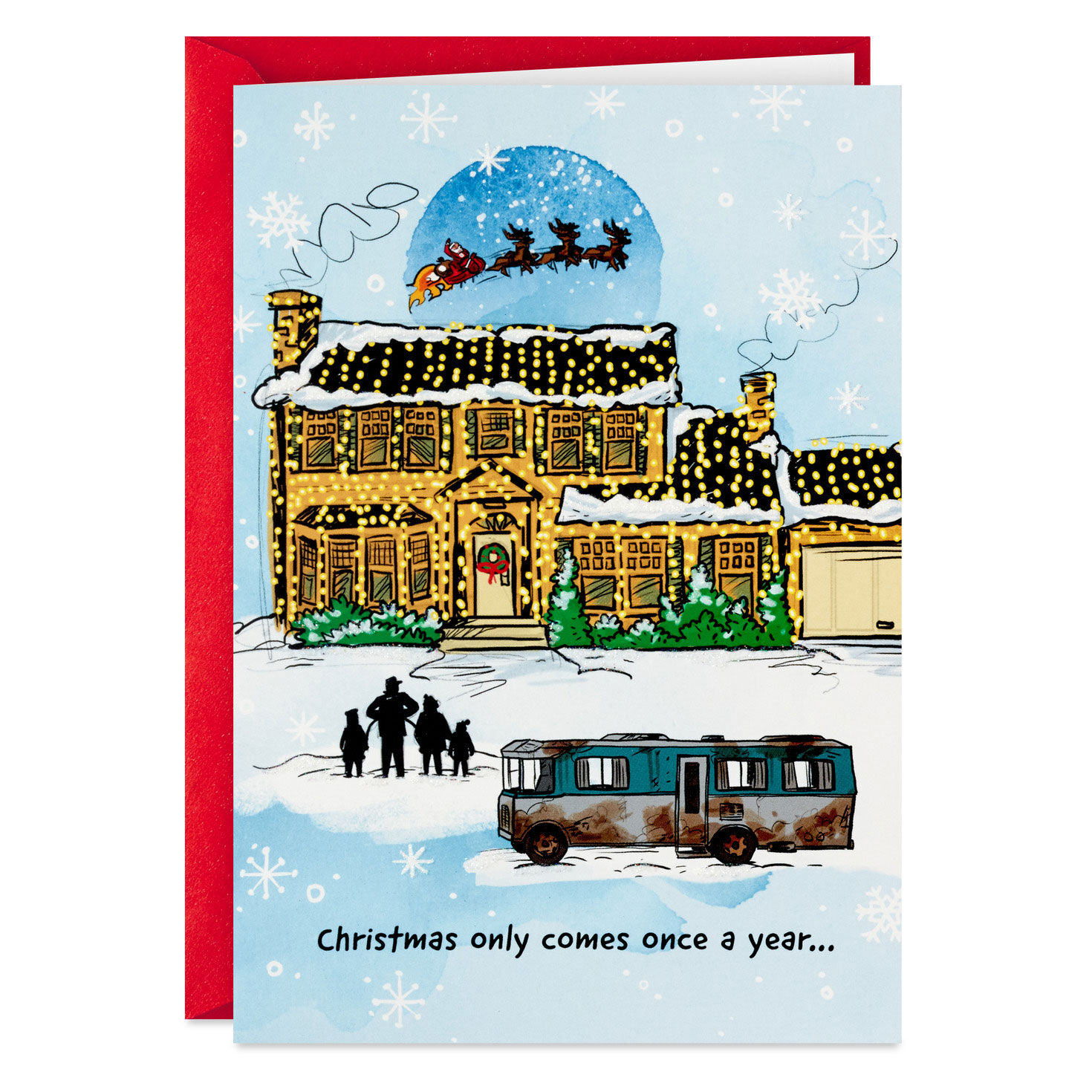 National Lampoon's Christmas Vacation™ Griswold's House Boxed Christmas Cards, Pack of 16 for only USD 16.49 | Hallmark