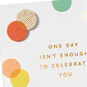 Colorful Scattered Dots Signature Birthday Card Card Front Detail image number 4
