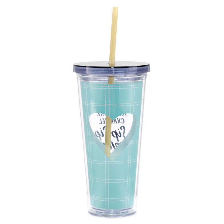 Hallmark Channel Sip Sip Hooray Water Tumbler, 22 oz., , large image number 2