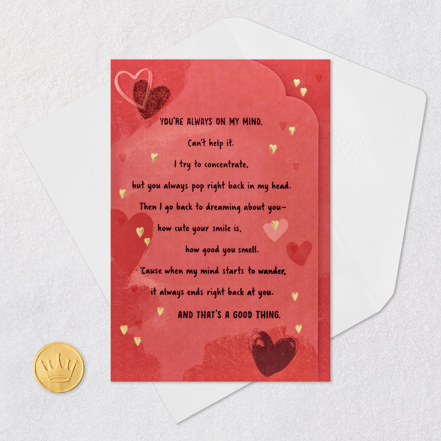 You're Always on My Mind Romantic Valentine's Day Card for only USD 4.99 | Hallmark