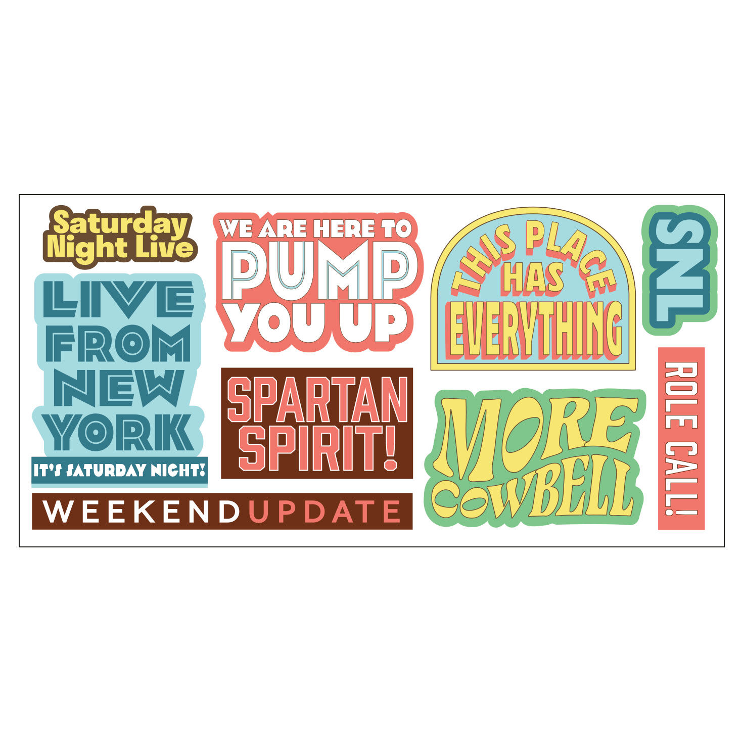 SNL Slogans Collector Glass  image number 2