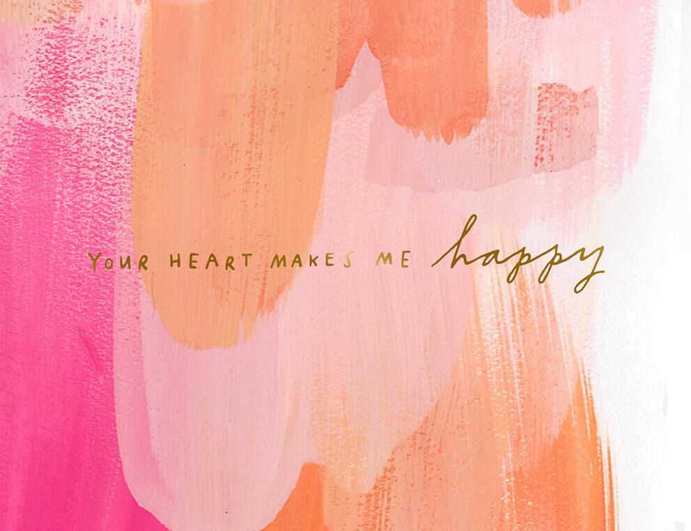 Modern Watercolor Valentine's Day Card