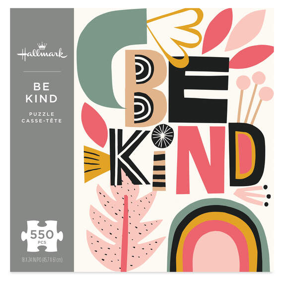 Be Kind 550-Piece Puzzle, , large image number 1