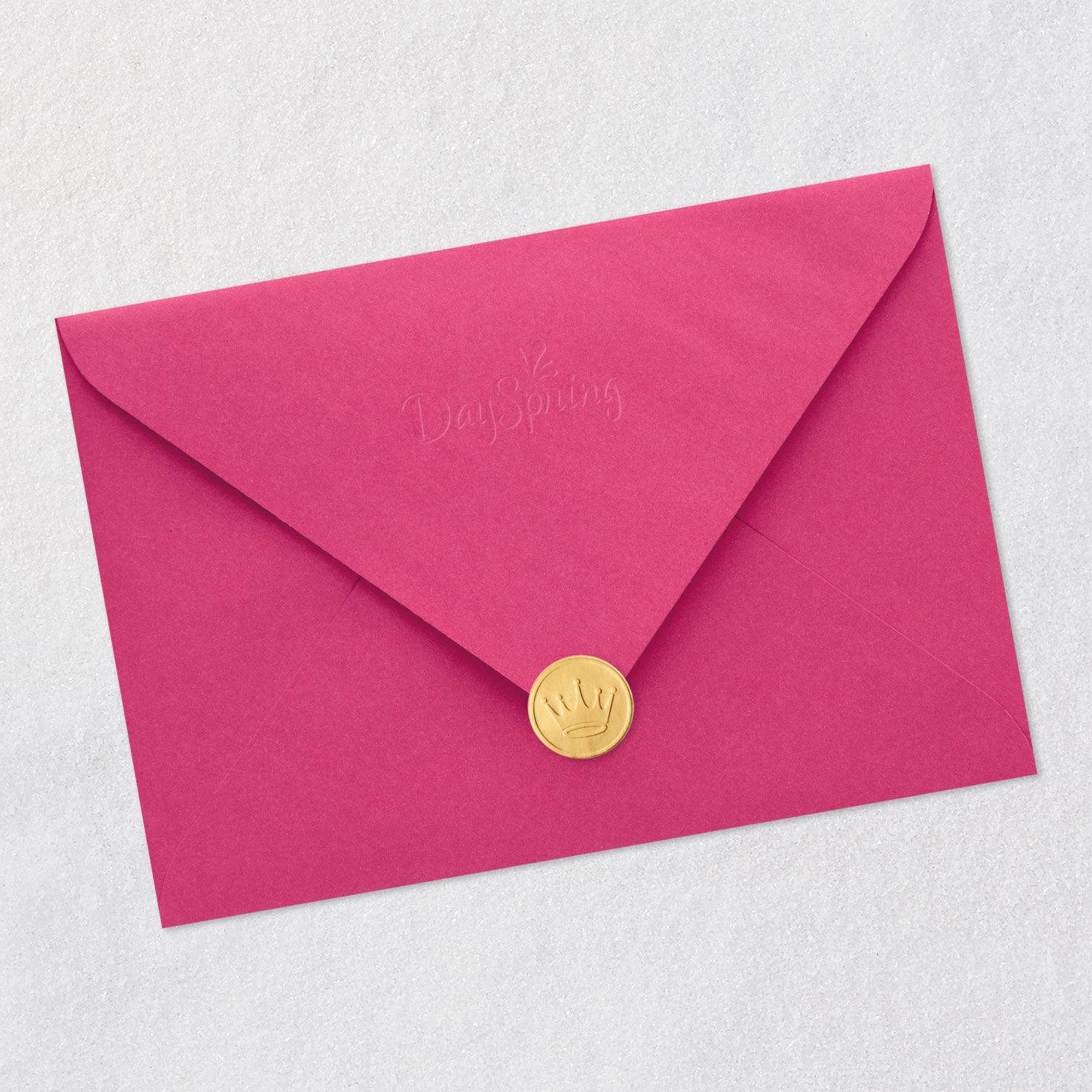 God Bless You Religious Birthday Card for Her Envelope Back with Seal image number 8