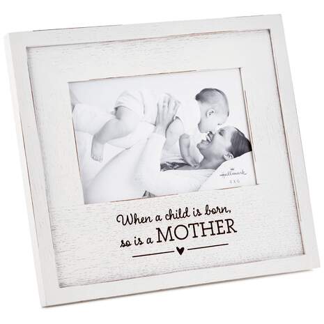 A Mother is Born Wood Picture Frame, 4x6, , large
