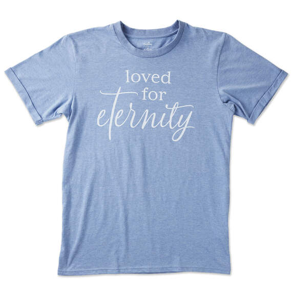 DaySpring Loved for Eternity Heather Slate T-Shirt, , large image number 1