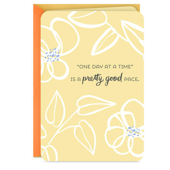 One Day at a Time Encouragement Card