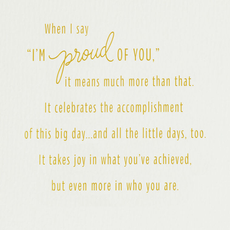 More Than Proud Graduation Card for Son More Than Proud Graduation Card for Son