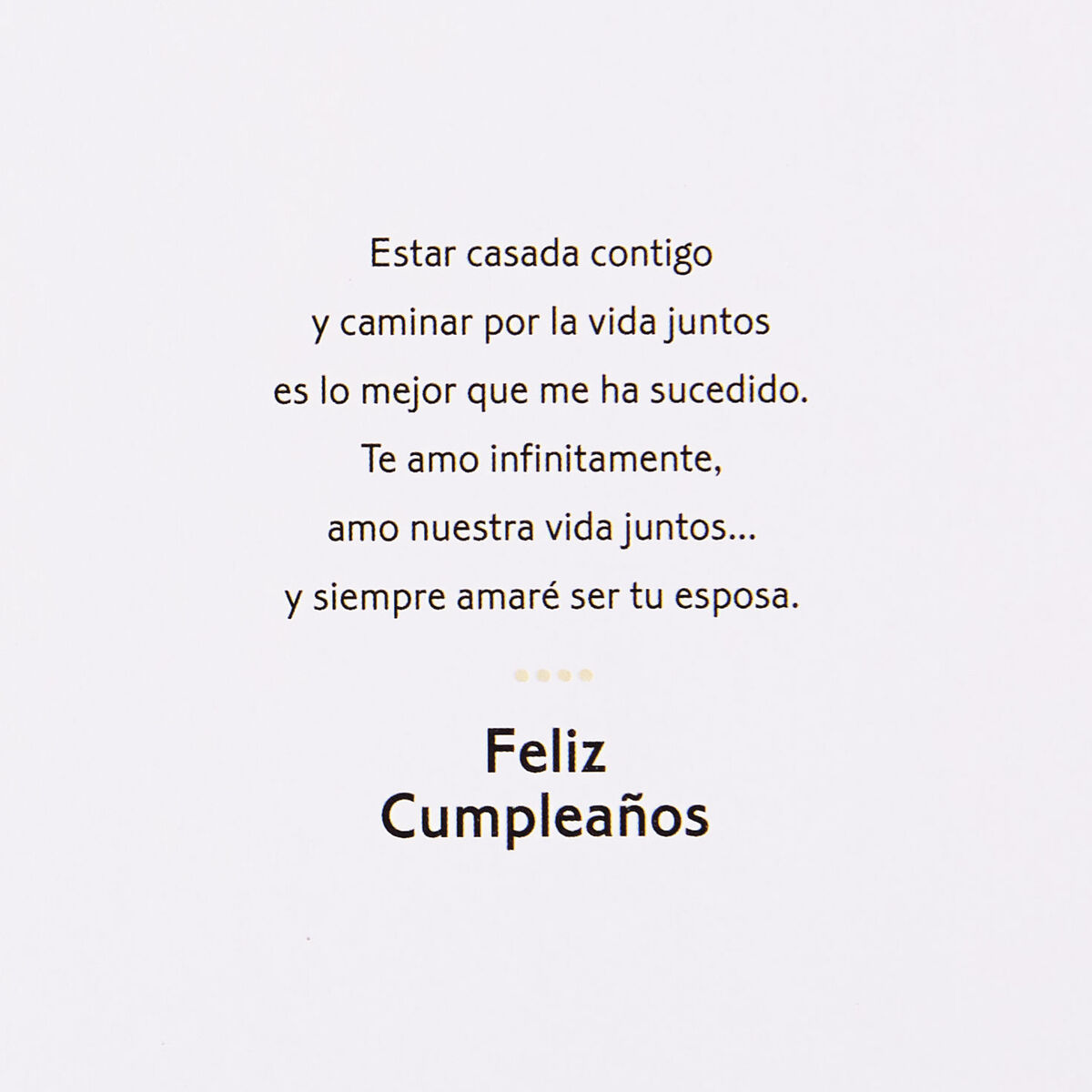 For My Husband, Love of My Life SpanishLanguage Birthday Card