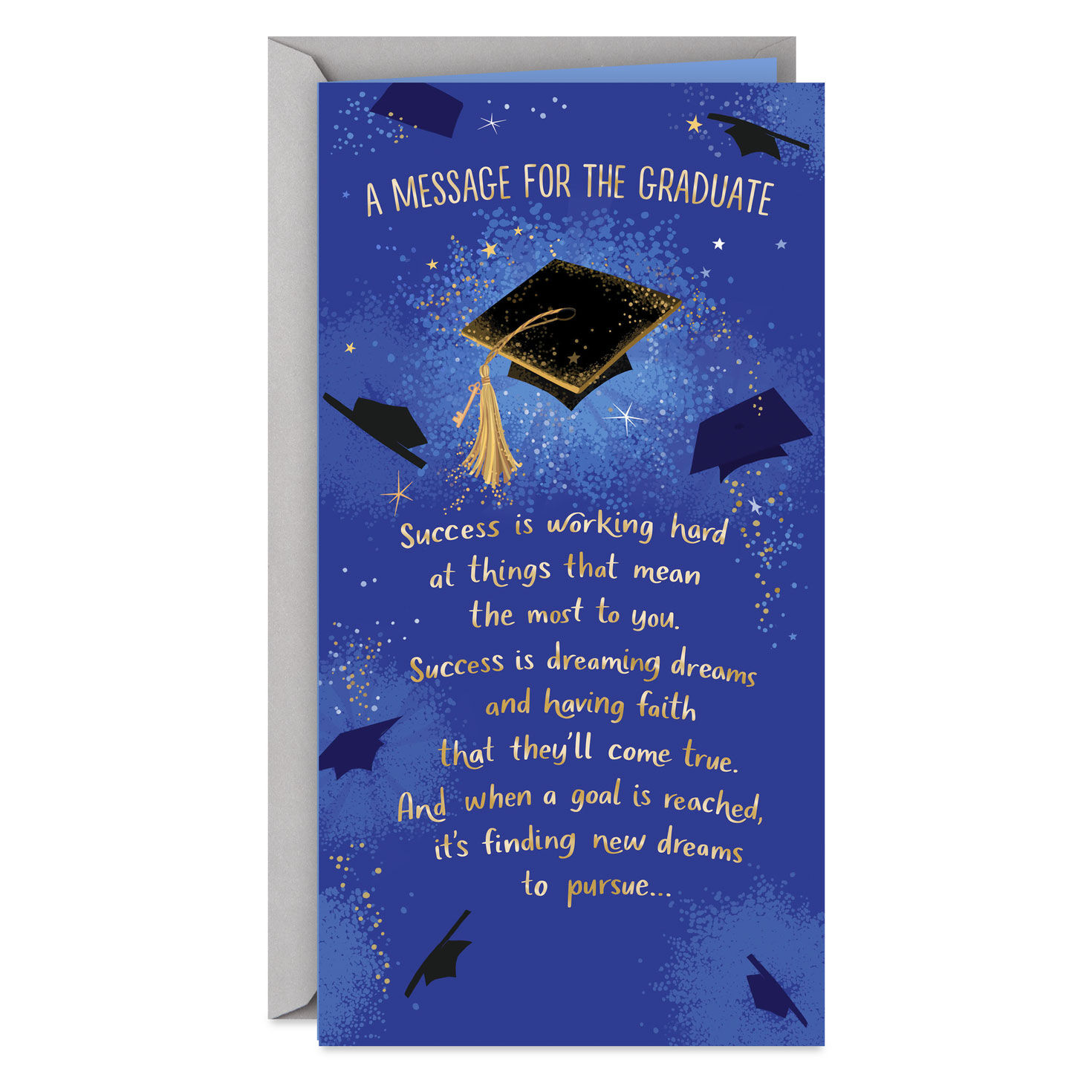 Wishing You Success Money Holder Graduation Card