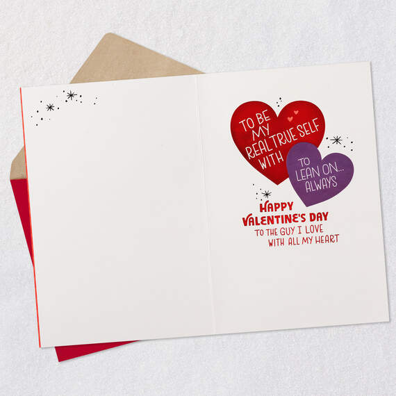 Love You With All My Heart Valentine's Day Card for Him, , large image number 3