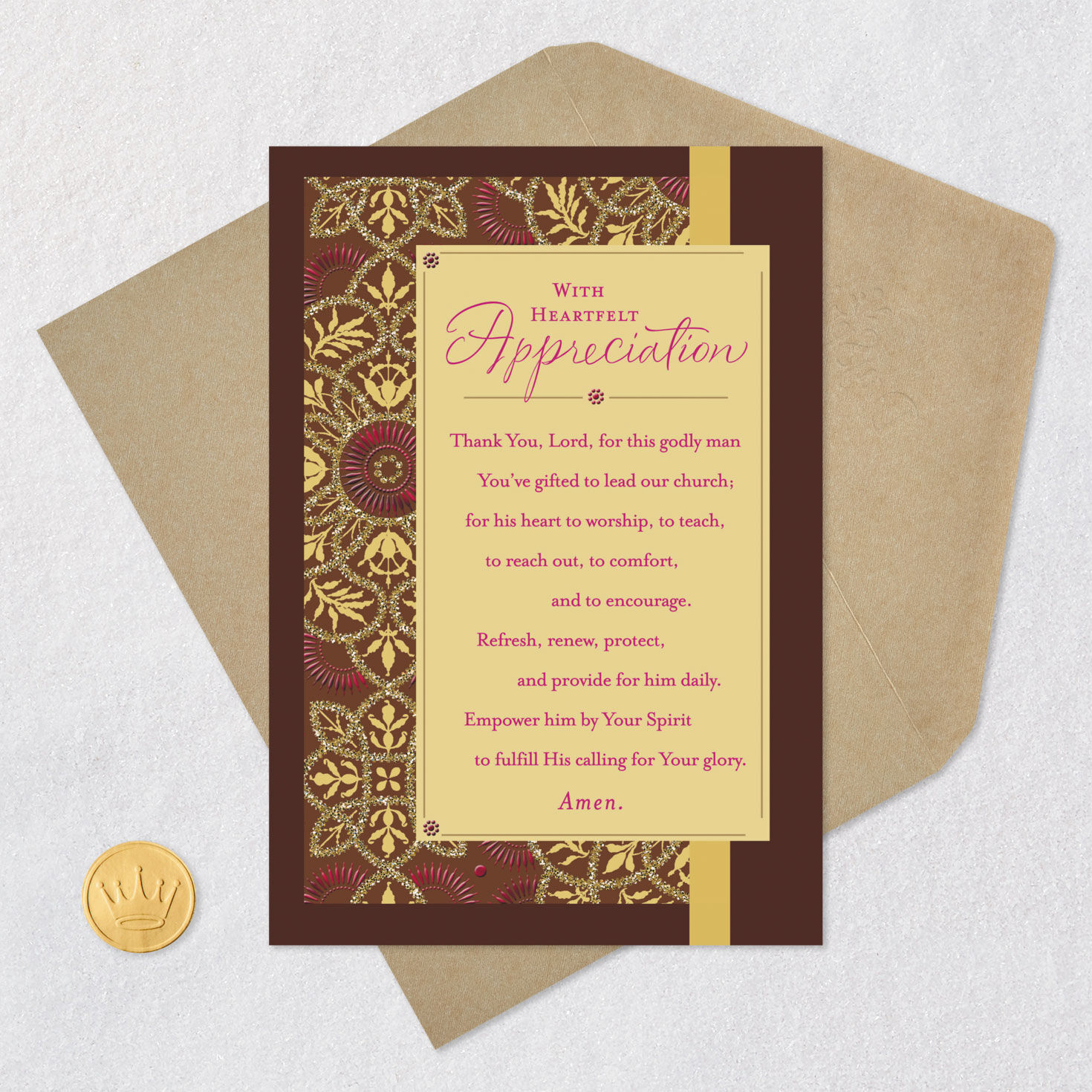 May God Richly Bless You Religious Clergy Appreciation Card for only USD 3.99 | Hallmark