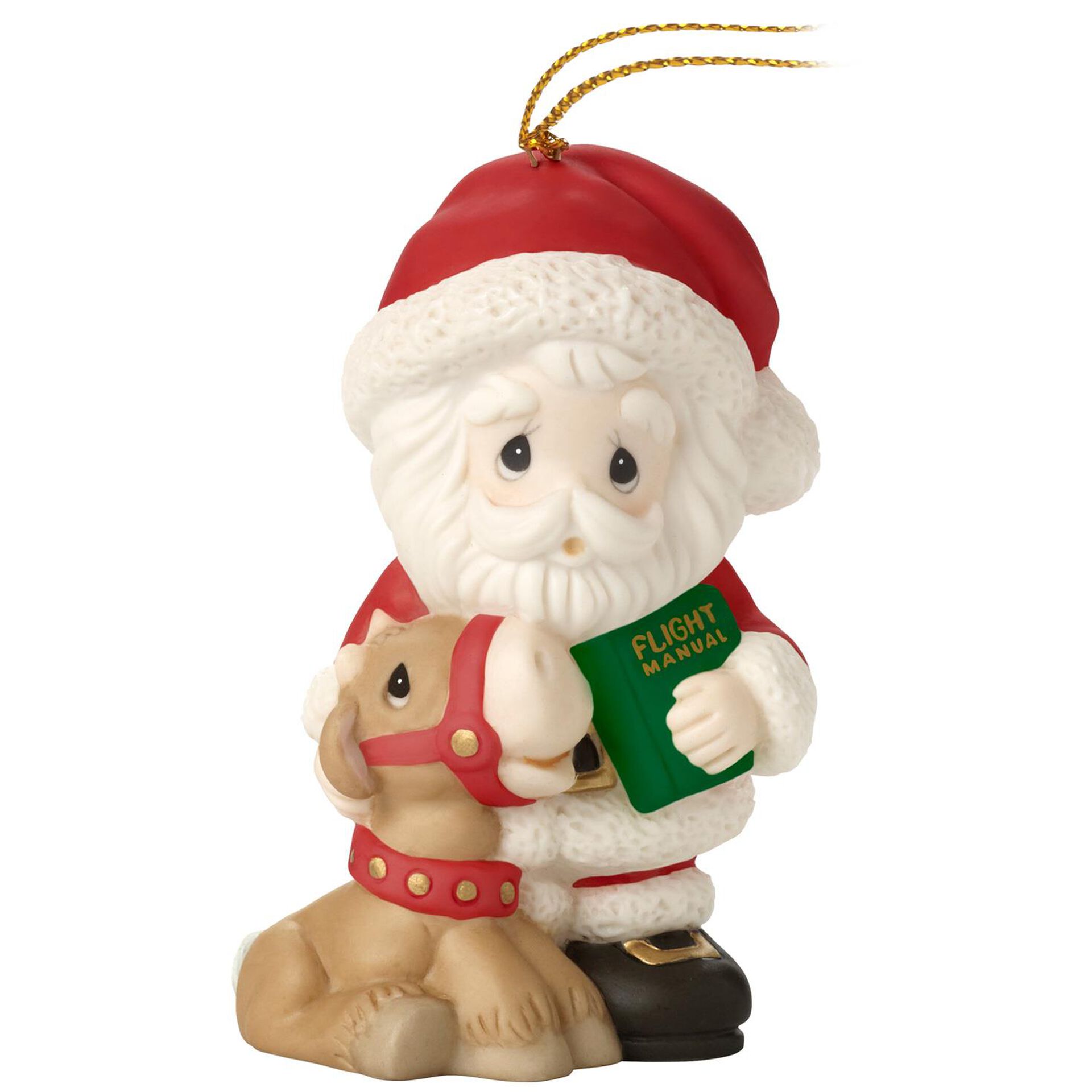 Precious MomentsÂ® All Things Are Possible Santa Ornament, 9th in Series