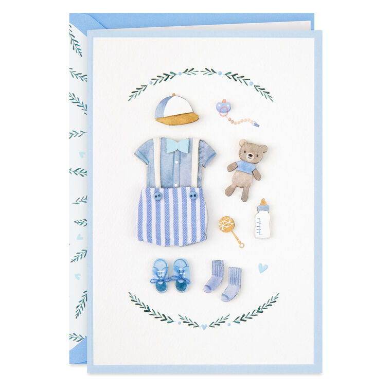 Sweet Reason to Celebrate New Baby Boy Card