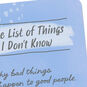 List of Things I Know Encouragement Card Card Front Detail image number 4