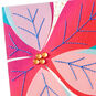 Pretty Poinsettia Flower Wife Christmas Card Card Front Detail image number 5