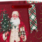 Smiling Santa Extra-Deep Christmas Gift Bag Handle Detail image number 4