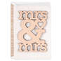 Mrs. & Mrs. Wood and Lace Wedding Card for Two Brides, , large image number 1