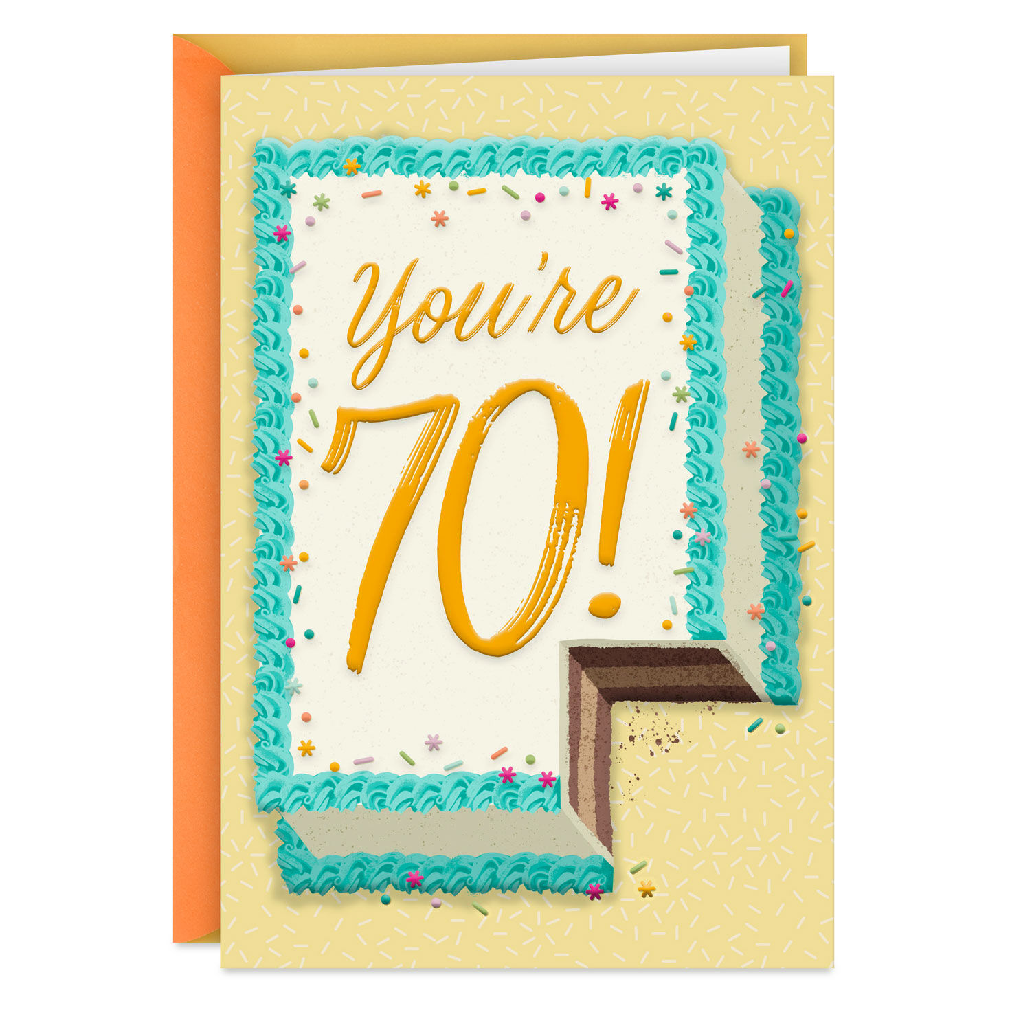 Time to Celebrate 70th Birthday Card