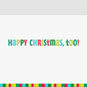 Collage Lettering on White Christmas Birthday Card Sentiment image number 2