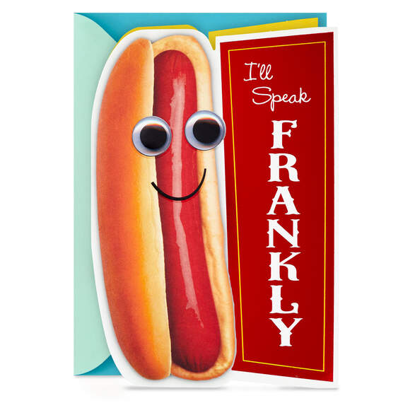 Hot Dog Puns Funny Father's Day Card for Grandpa