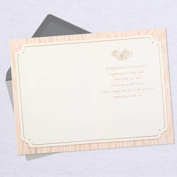 You Two Are a Perfect Pair Wedding Card, , large image number 3