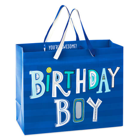 Birthday Boy Medium Birthday Gift Bag, 7.7", , large