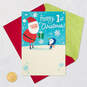 Santa and Penguin Baby's First Christmas Card, , large image number 5