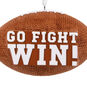Go Fight Win Football Christmas Ornament closeup view image number 5