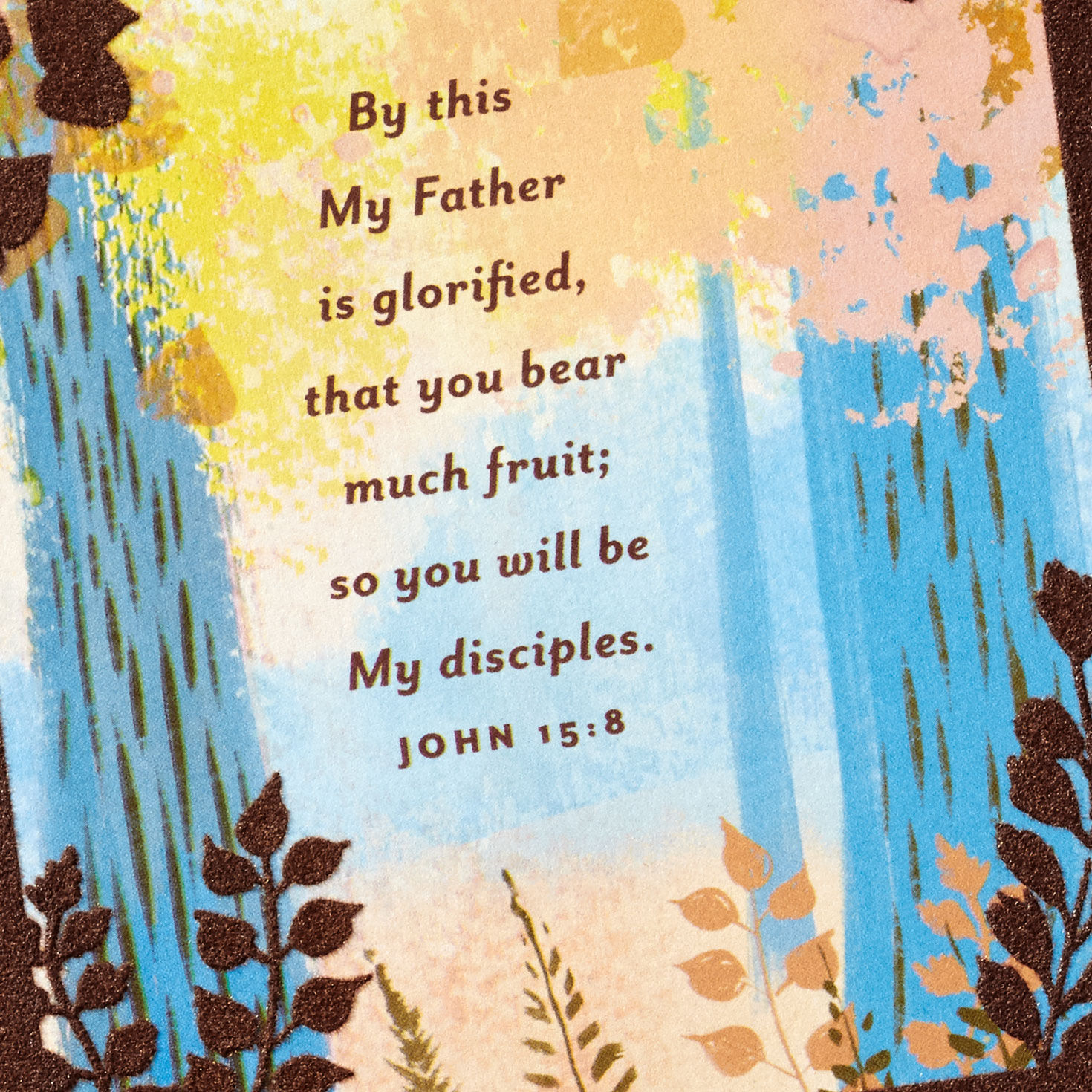 Sunny Forest Religious Pastor Appreciation Card Card Front Detail image number 5