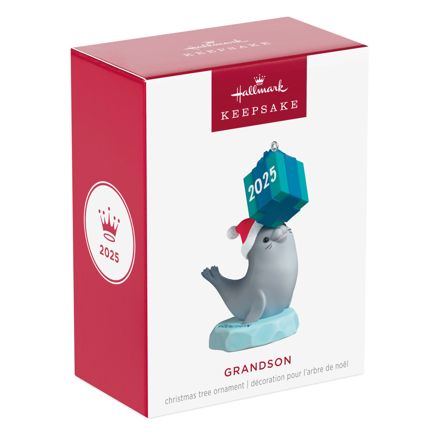 Grandson Seal With Gift Keepsake Ornament package front image number 7