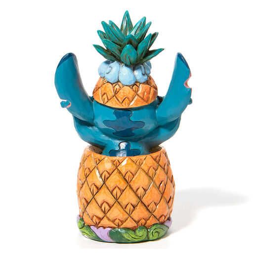 Jim Shore Disney Stitch in a Pineapple Figurine, 5.75", 