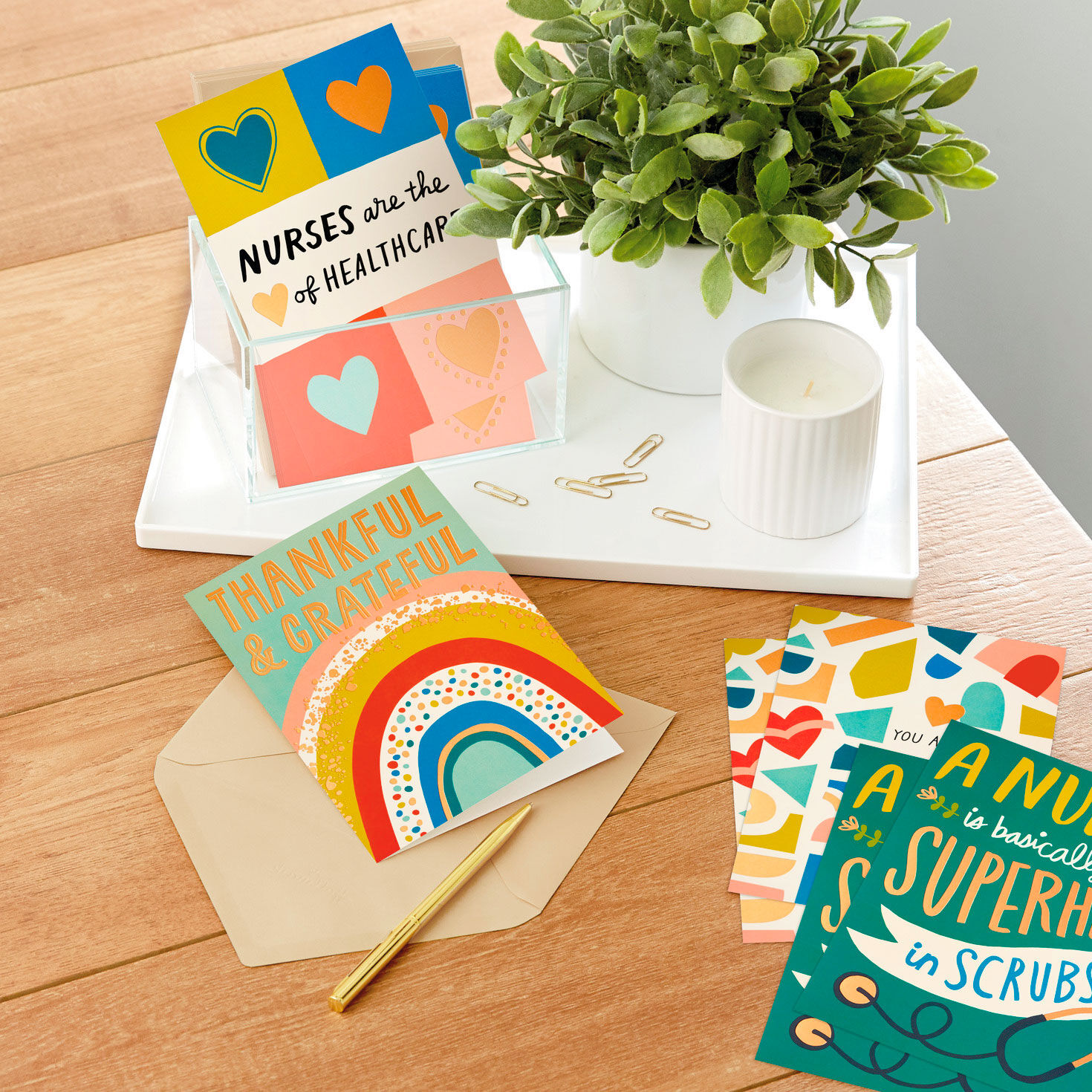 Nurse Appreciation Boxed Thank-You Cards Assortment, Pack of 16, , large image number 7
