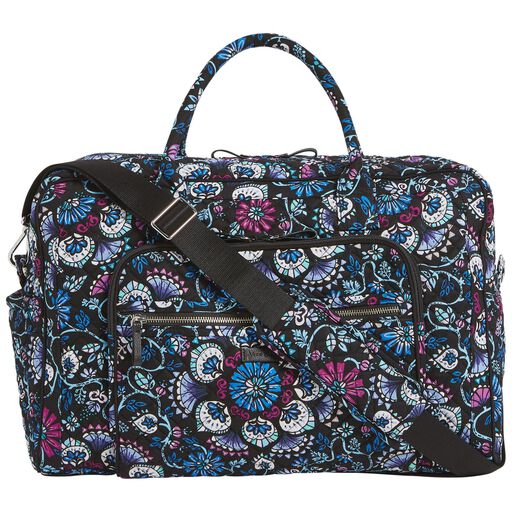 Vera Bradley Wallets Purses Travel Bags Hallmark Vera Bradley Iconic Weekender Travel Bag In Bramble