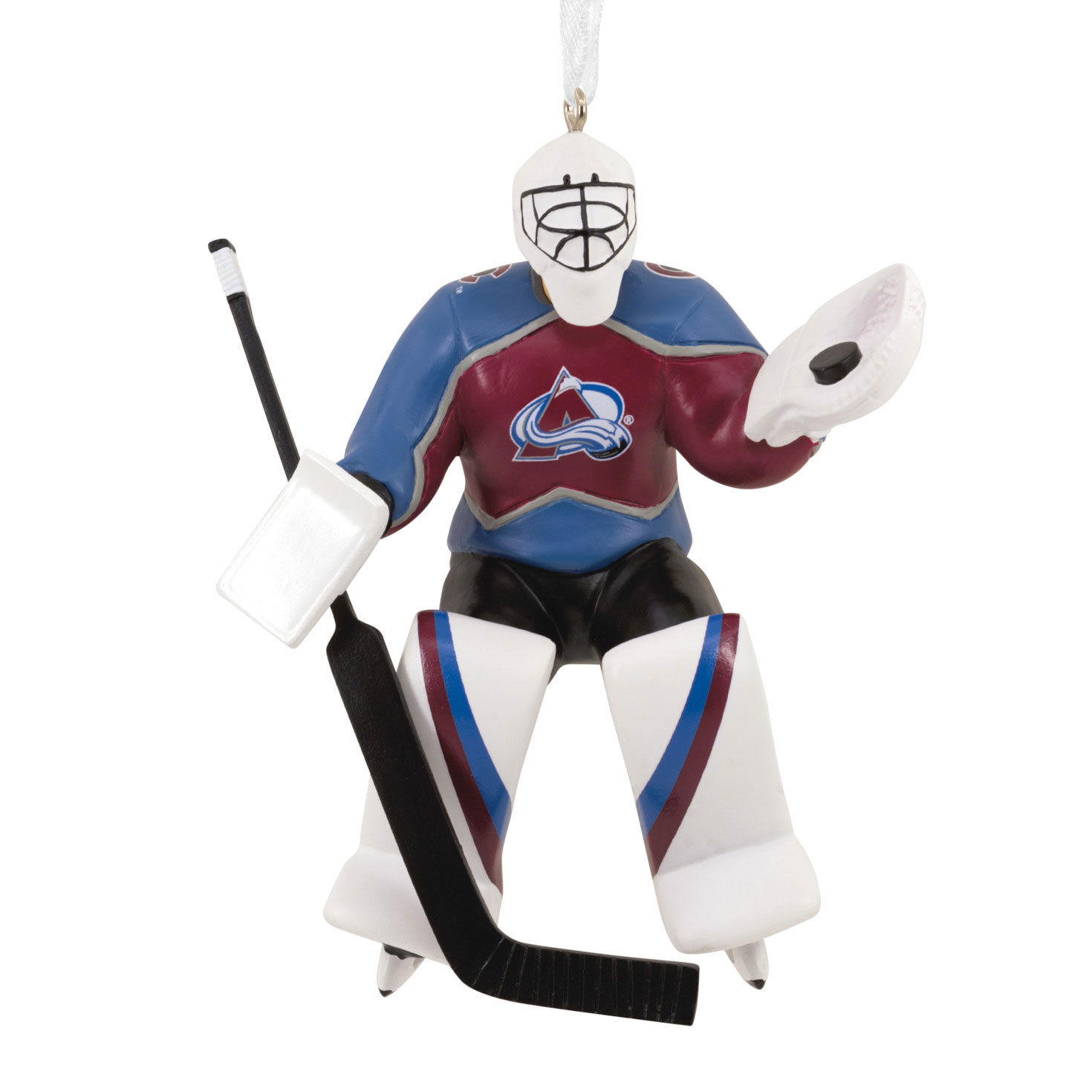NHL Colorado Avalanche&reg; Goalie Hallmark Ornament, , large image number 1
