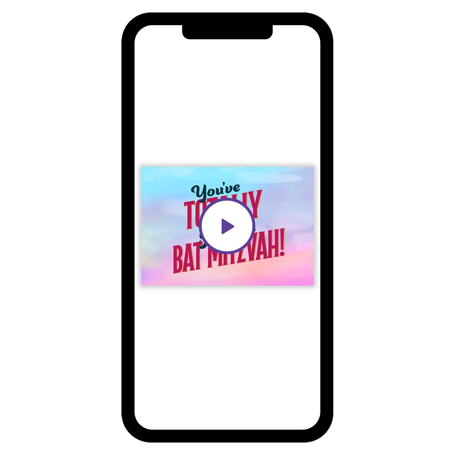 Bat Mitzvah Congratulations eCard