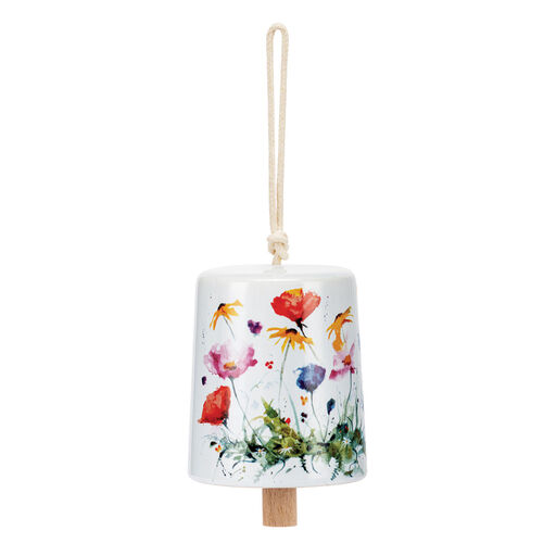 Demdaco Wildflowers Mini Bell, 2", 