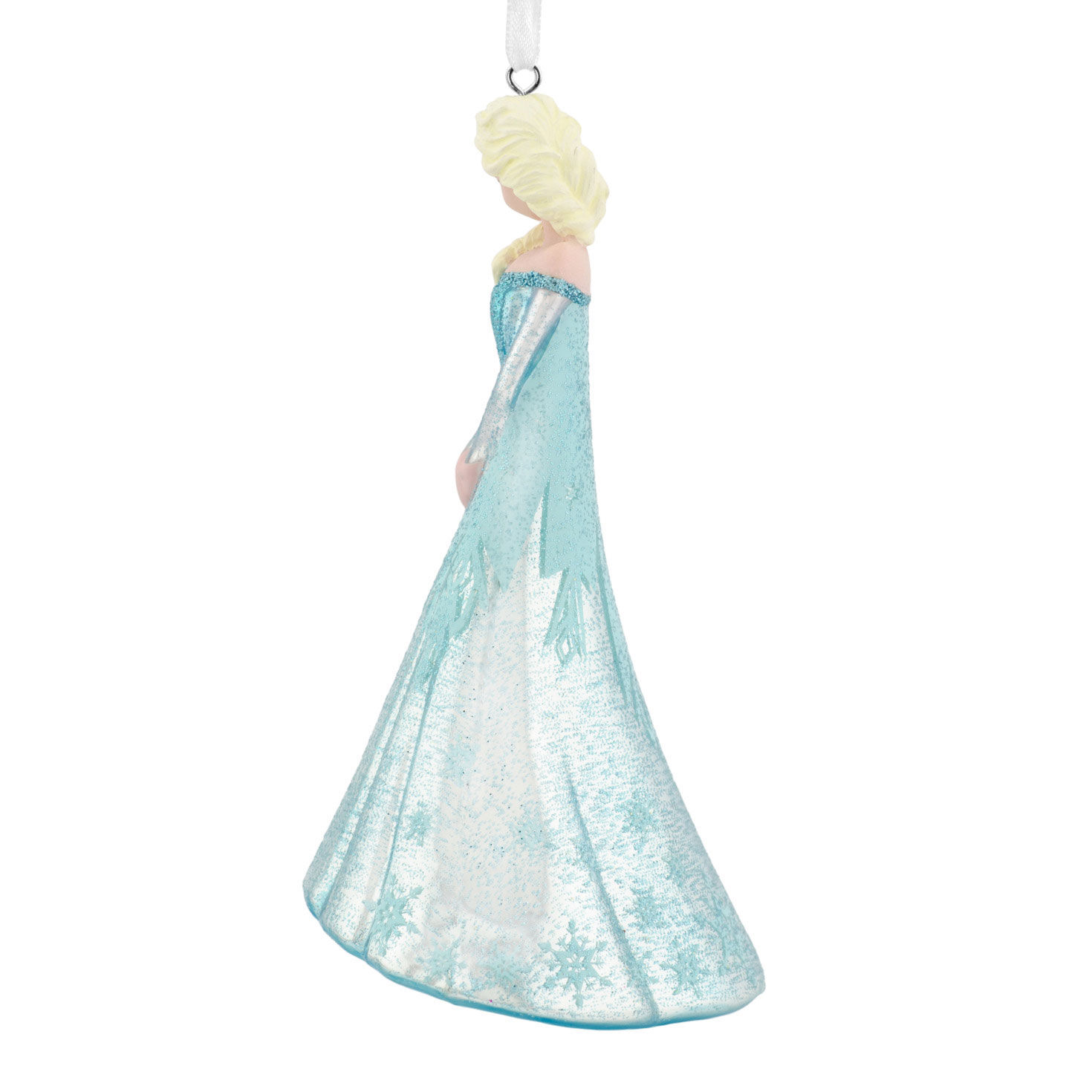 Disney Frozen Elsa Blown Glass Hallmark Ornament, , large image number 4