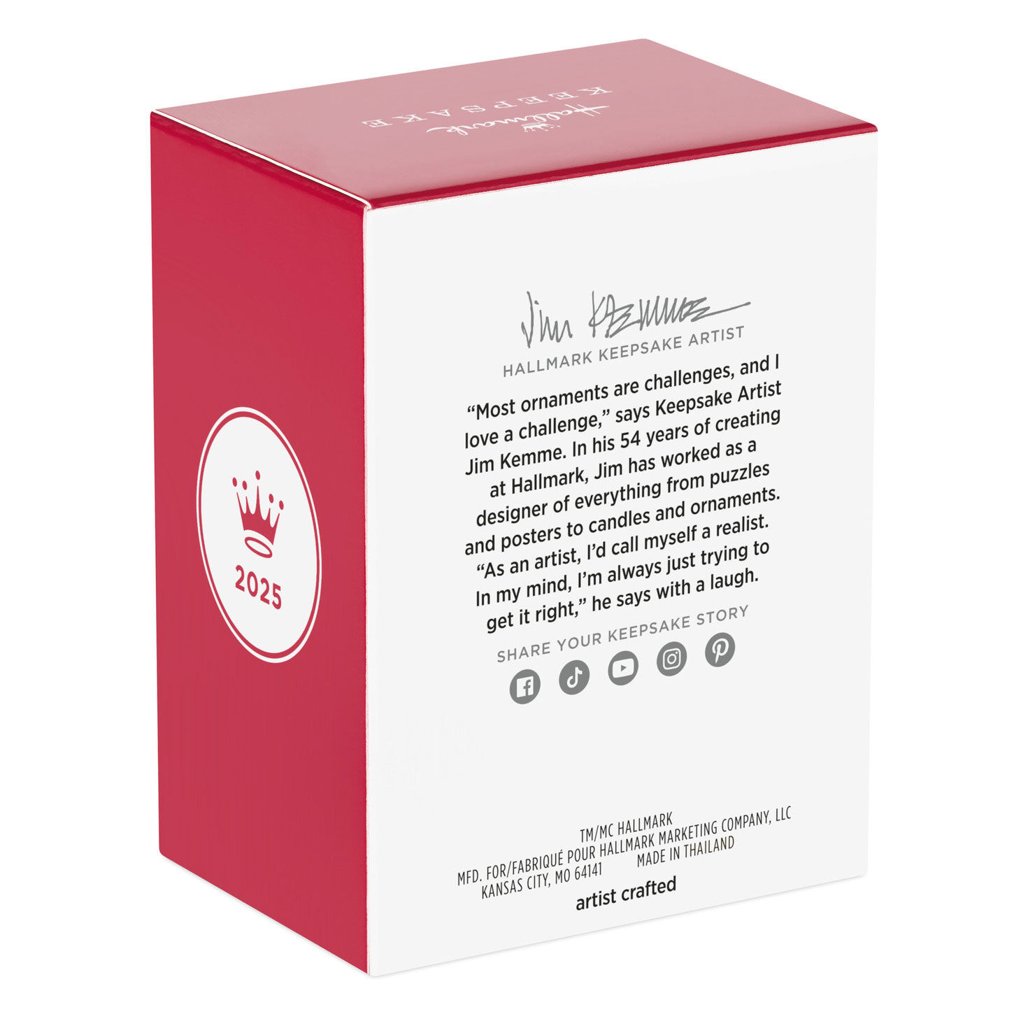 Frosty the Snowman and Karen Keepsake Ornament package back image number 8