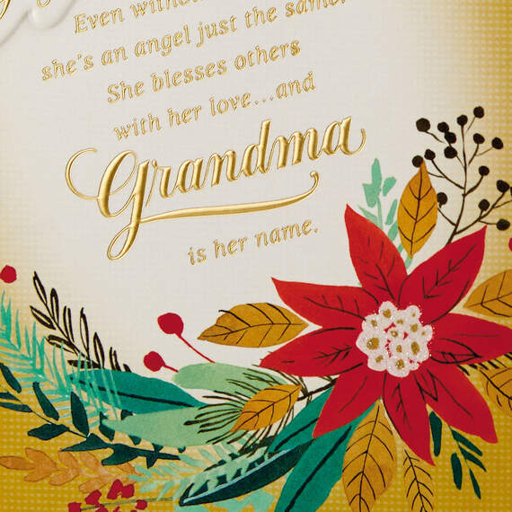 You Bless Our Family With Your Love Christmas Card for Grandma, , large image number 4