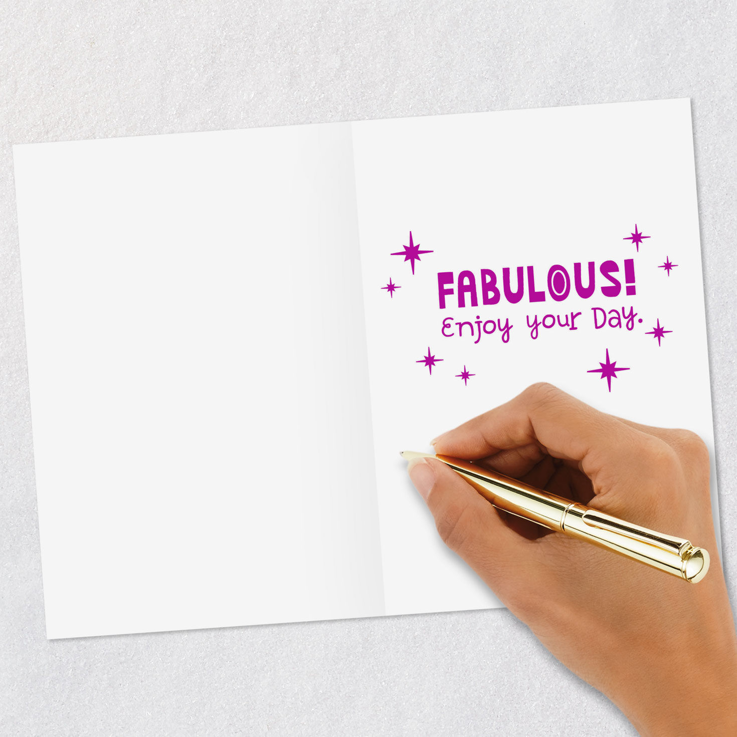 Young and Fabulous Funny Birthday Card Signing card image number 6