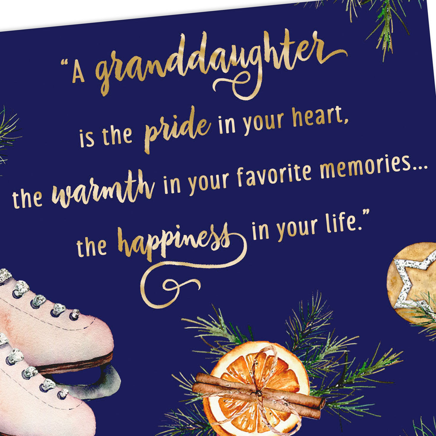 The Pride in My Heart Christmas Card for Granddaughter, , large image number 4