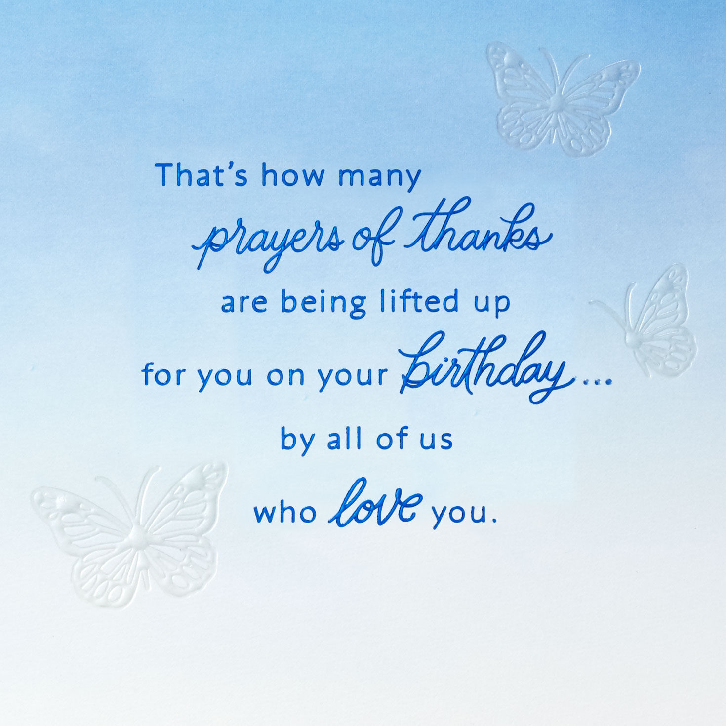 Prayers of Thanks and Love Birthday Card, , large image number 2