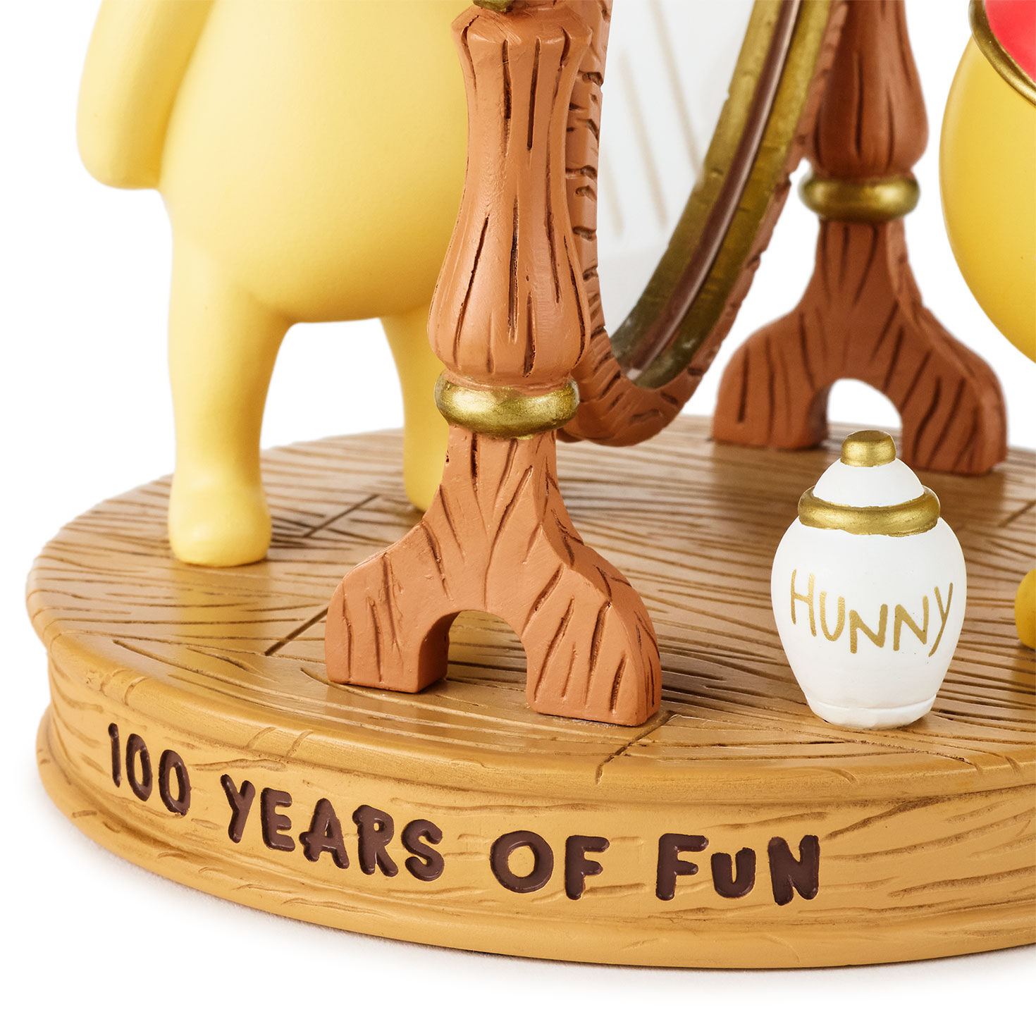 Disney Winnie the Pooh 100th Anniversary Figurine upclose view image number 4