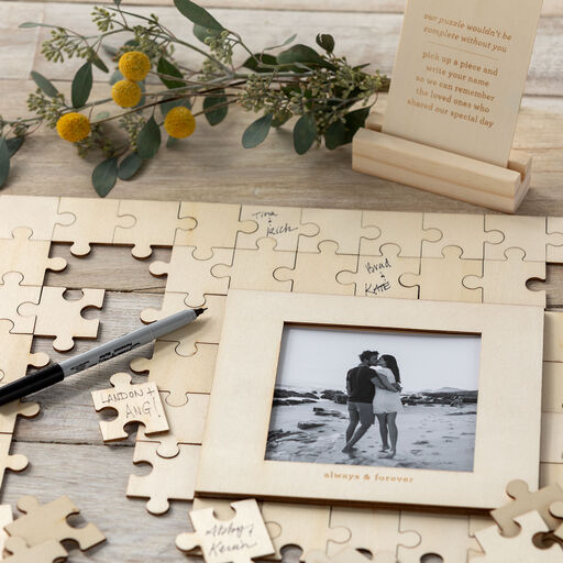 Demdaco Guest Book Puzzle With Photo Holder, 