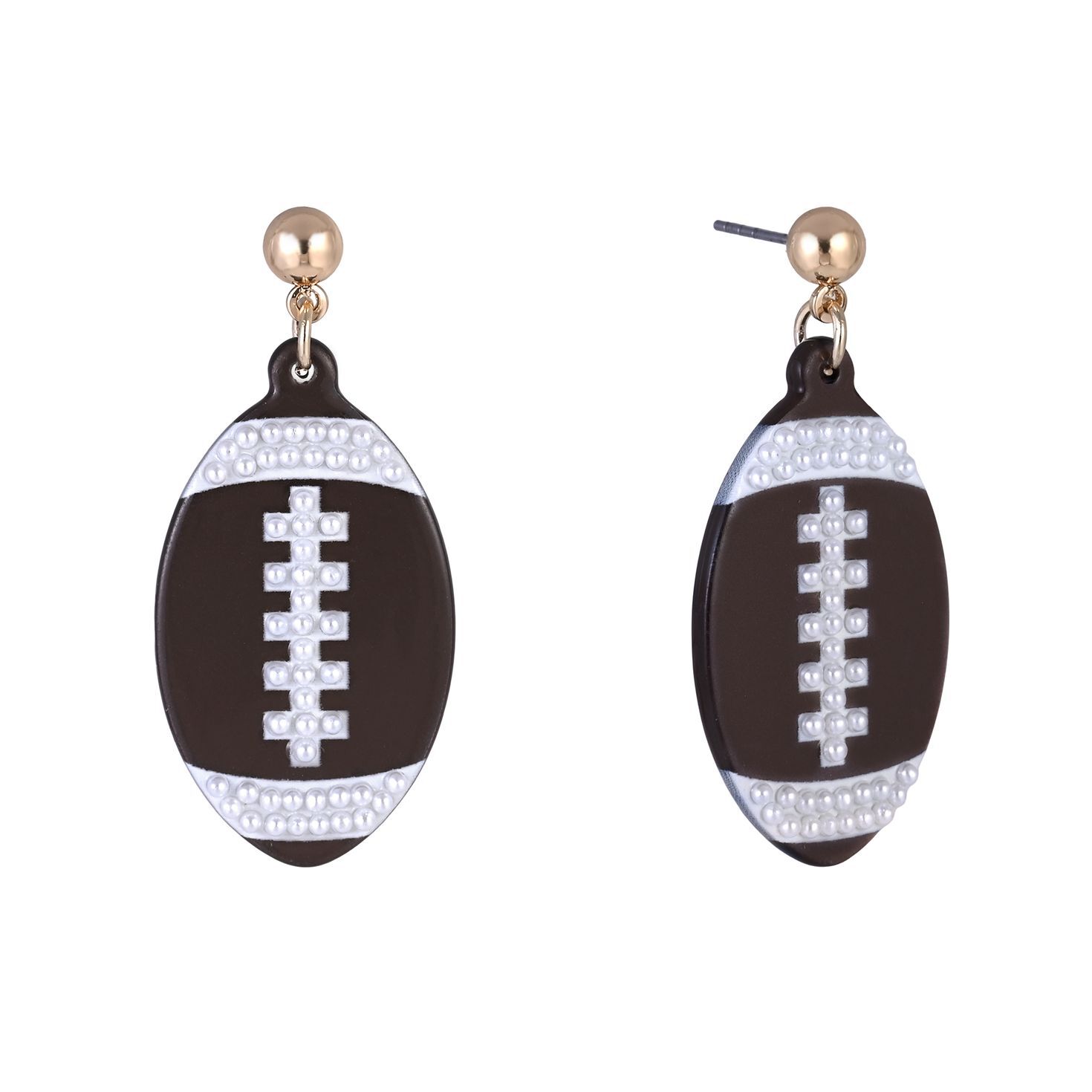 Game Day Football Earrings
